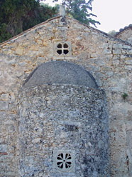 The church in Eleftherna