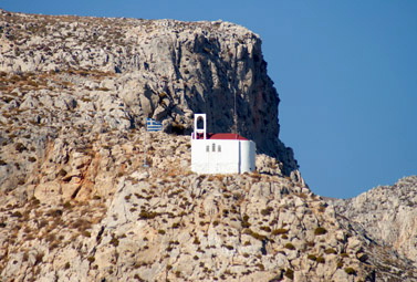 A chapel on the cliff above the city