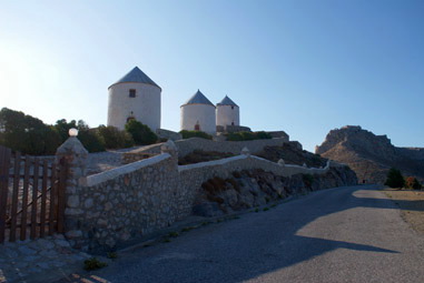 The windmills and fortress