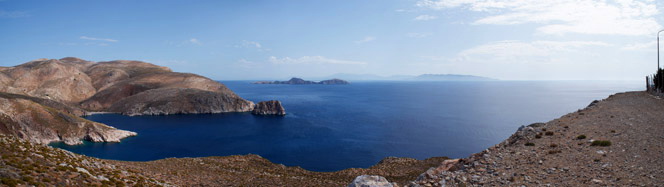 Tilos, view to the south