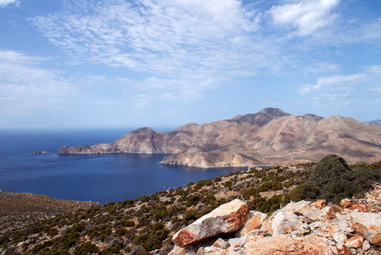 Tilos, view to the north